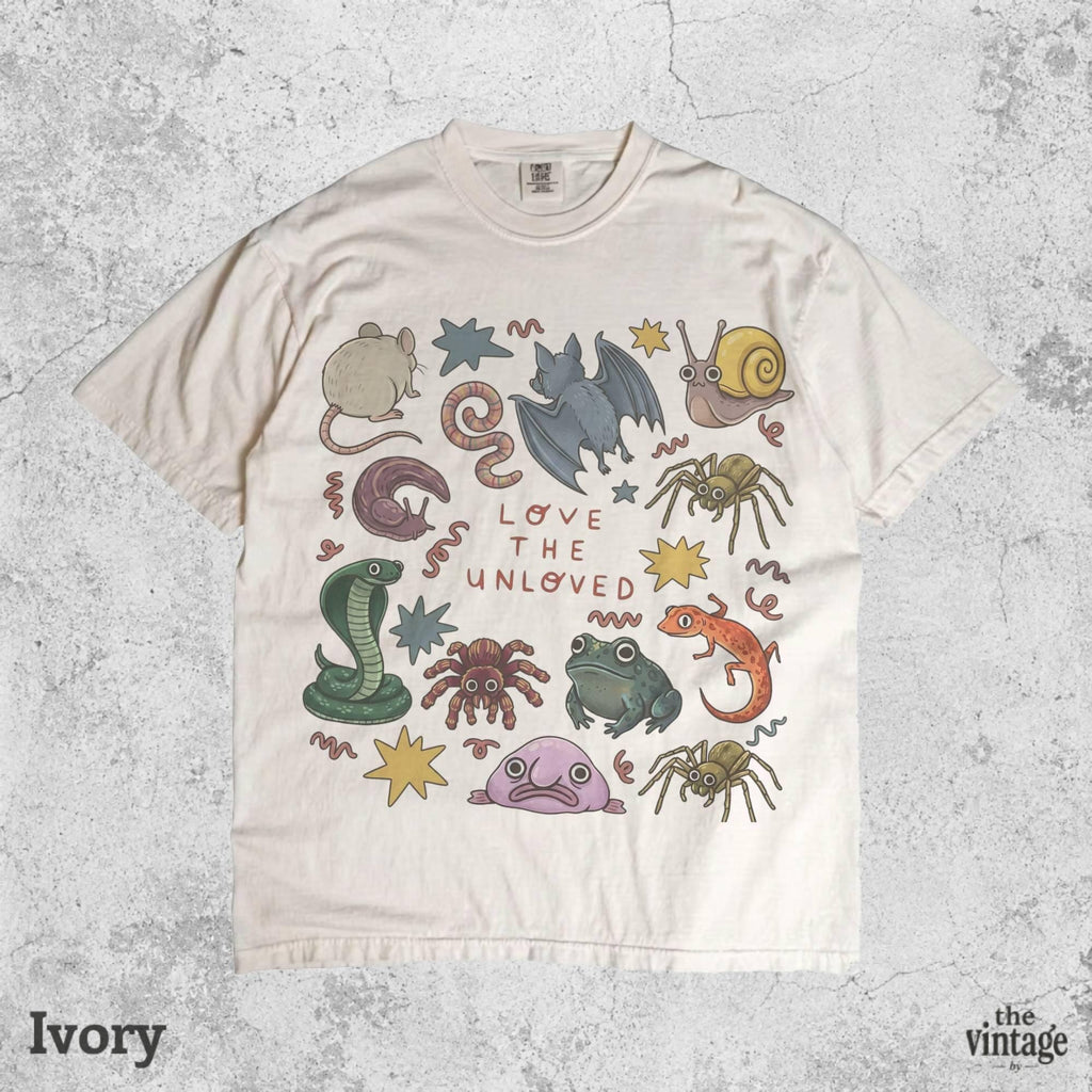 Love The Unloved Shirt, Cute Weird Animal Tee, Retro Biology Graphic Shirt, Science Nerd Comfort Colors Tee