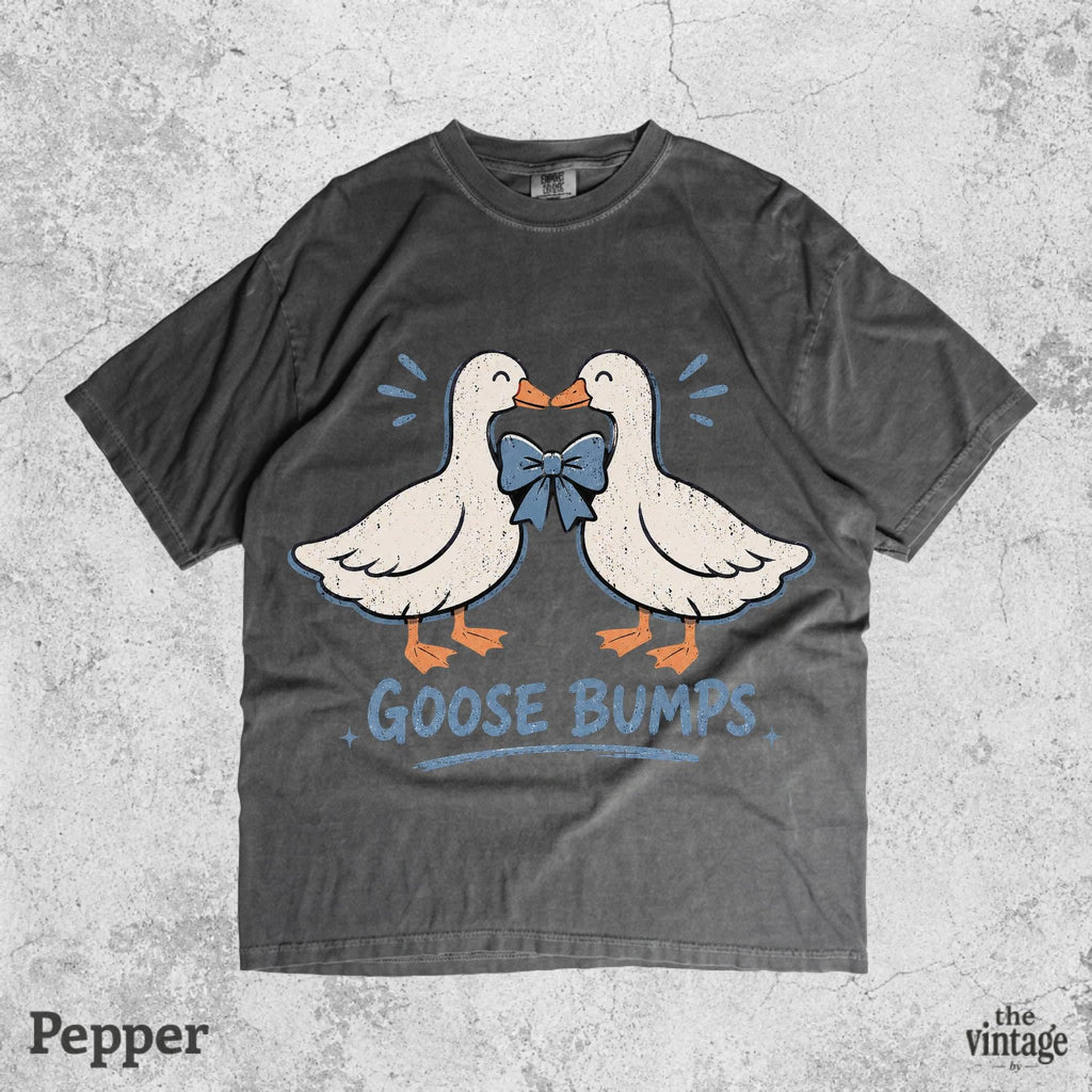 Goose Bumps Shirt, Funny Goose Tee, Silly Goose Shirt, Cute Goose Graphic Tee, Goose Lovers Gift, Comfort Colors Shirt, Retro Animal Shirt