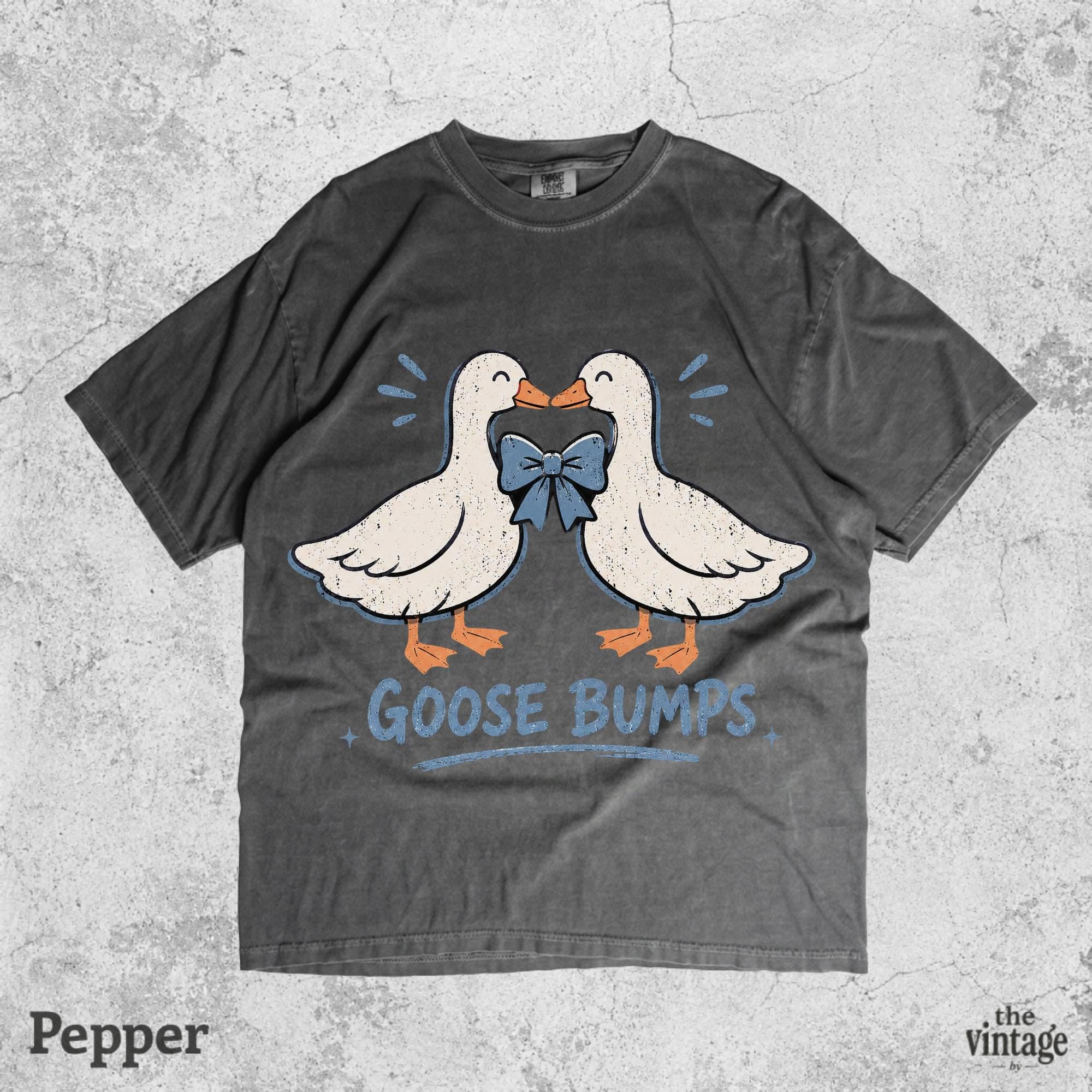 Goose Bumps Shirt, Funny Goose Tee, Silly Goose Shirt, Cute Goose Graphic Tee, Goose Lovers Gift, Comfort Colors Shirt, Retro Animal Shirt