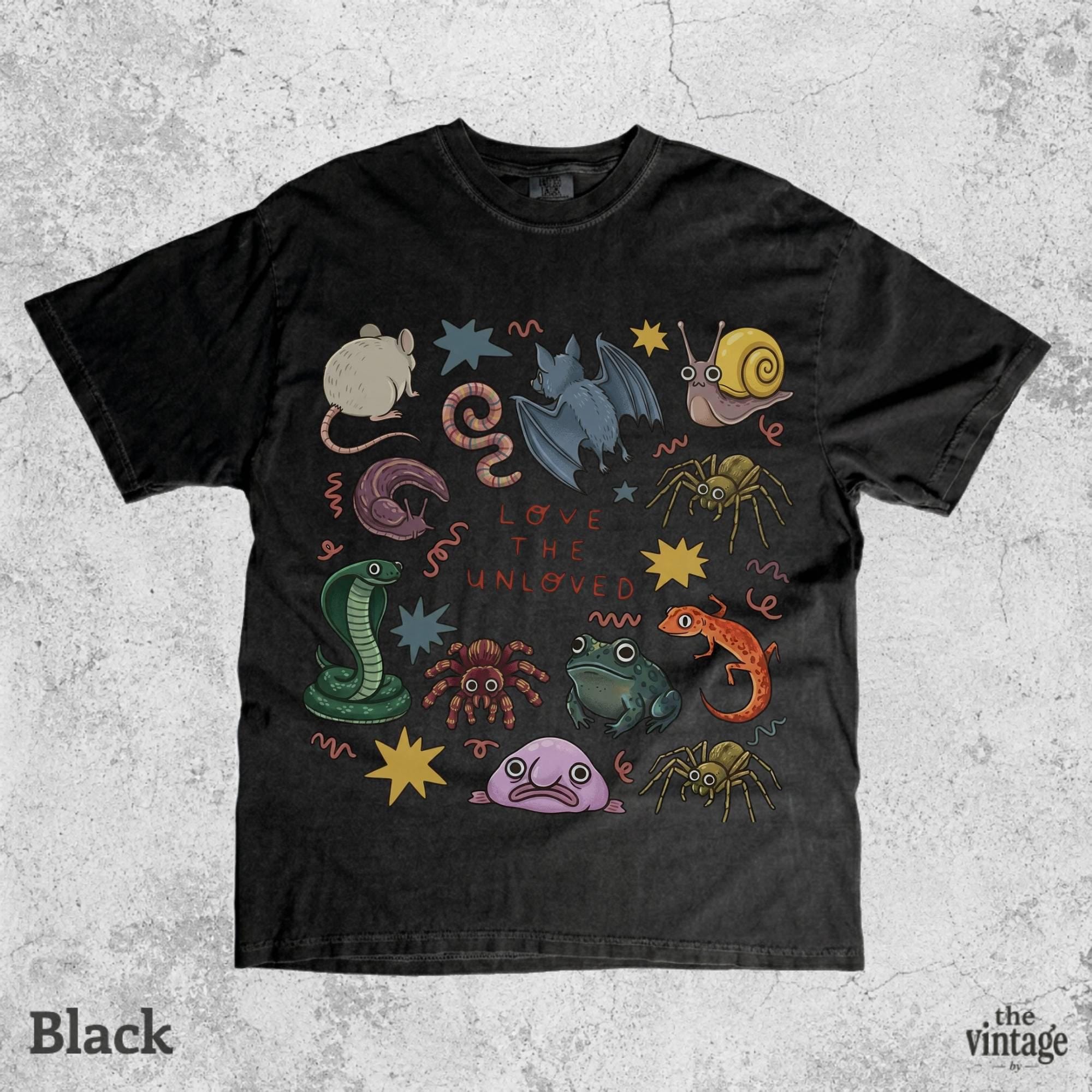 Love The Unloved Shirt, Cute Weird Animal Tee, Retro Biology Graphic Shirt, Science Nerd Comfort Colors Tee