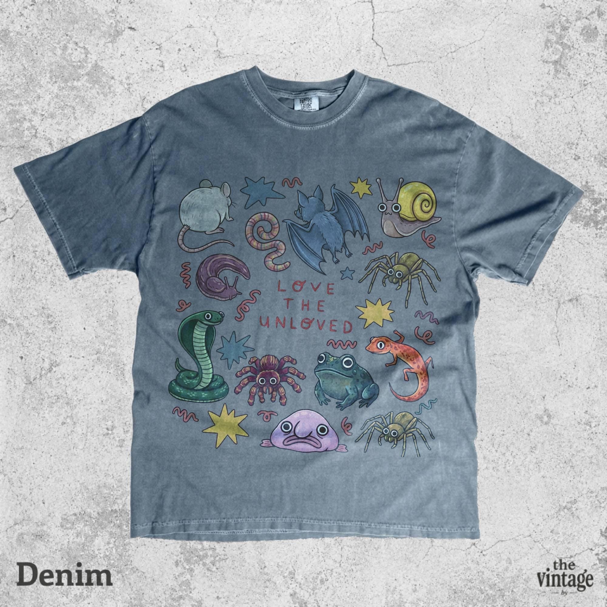 Love The Unloved Shirt, Cute Weird Animal Tee, Retro Biology Graphic Shirt, Science Nerd Comfort Colors Tee