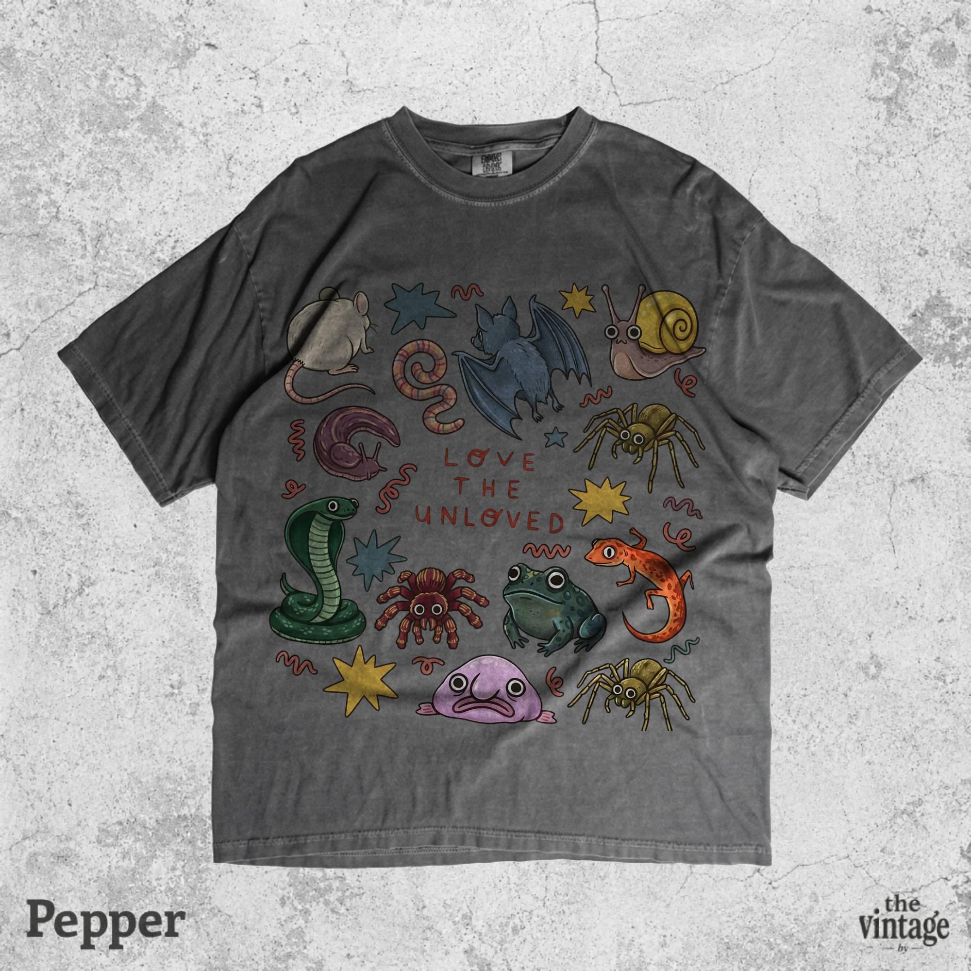 Love The Unloved Shirt, Cute Weird Animal Tee, Retro Biology Graphic Shirt, Science Nerd Comfort Colors Tee