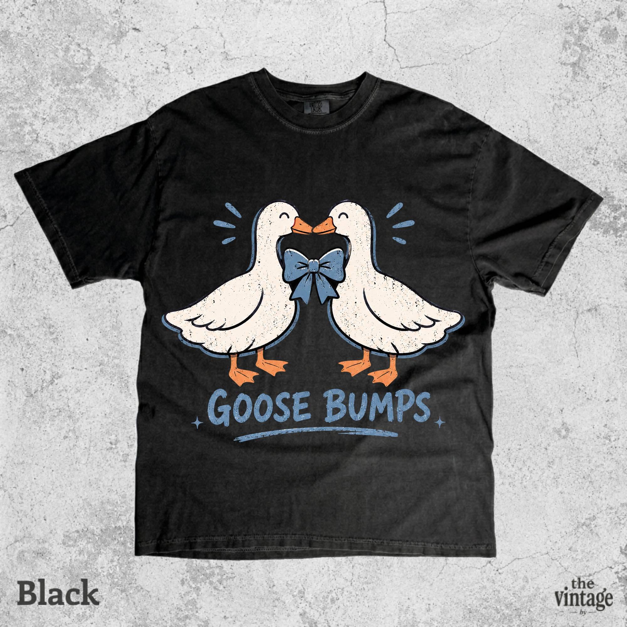 Goose Bumps Shirt, Funny Goose Tee, Silly Goose Shirt, Cute Goose Graphic Tee, Goose Lovers Gift, Comfort Colors Shirt, Retro Animal Shirt