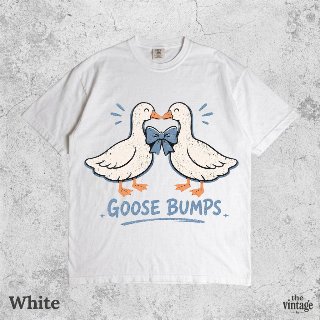 Goose Bumps Shirt, Funny Goose Tee, Silly Goose Shirt, Cute Goose Graphic Tee, Goose Lovers Gift, Comfort Colors Shirt, Retro Animal Shirt