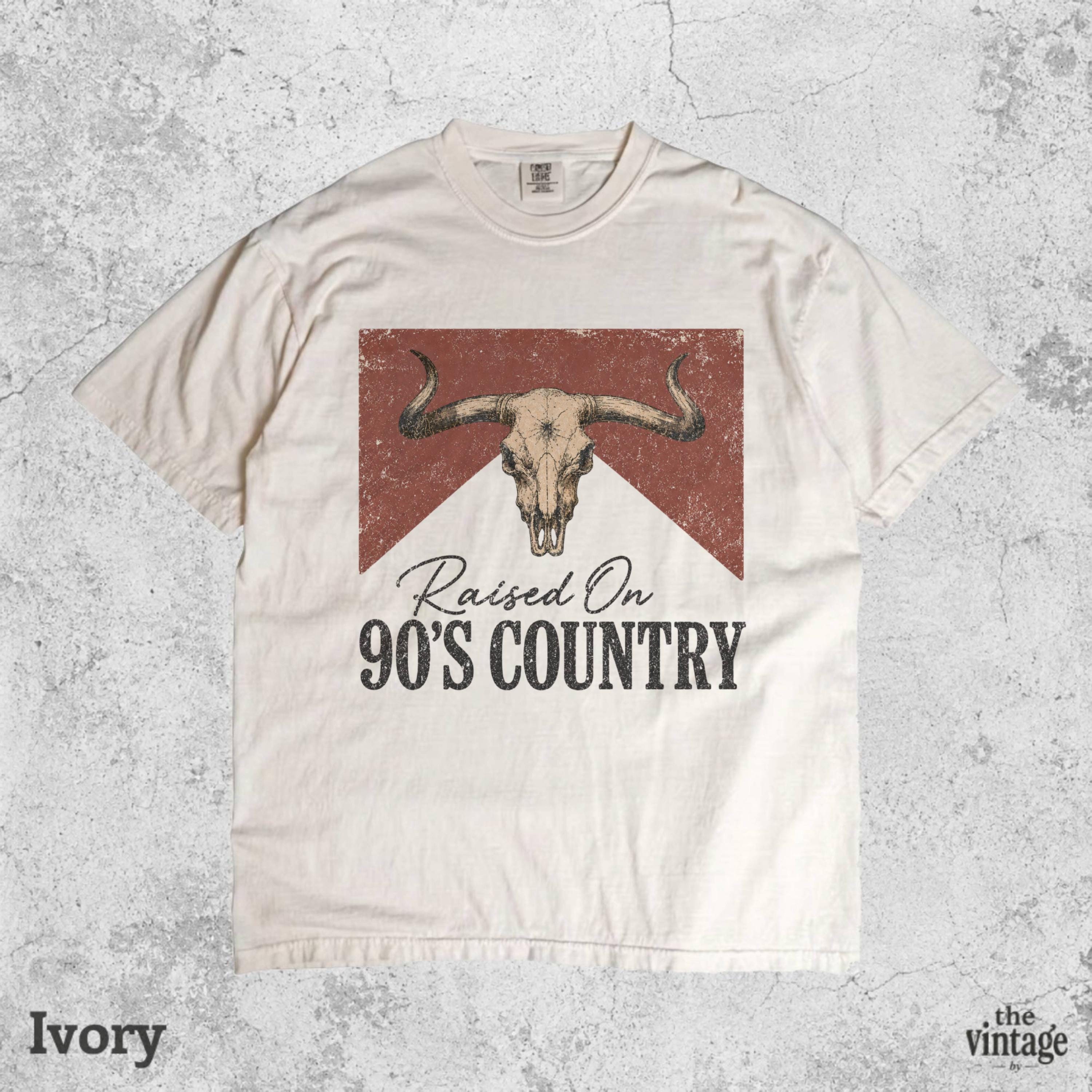 Vintage Retro Comfort Colors Raised On 90s Country Shirt, Western Cowgirl Tee, Southern Country Music Shirt, Rodeo Outfit Shirt, Cowboy Boot